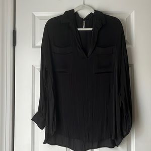 Free People Silk Blouse